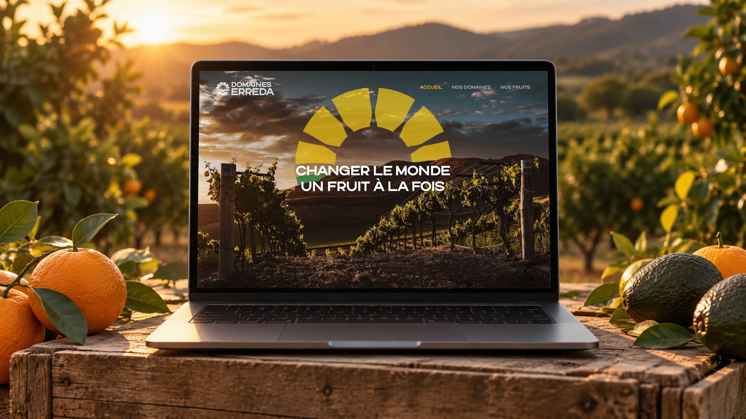 Domaines Erreda - Site institutionnel